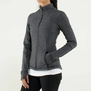 Lululemon Athletica Forme Jacket II in Textured Black/Deep Coal